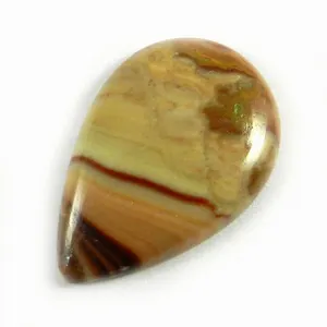 ลูกแพร์ Cabochon หินขัดสำหรับทำเครื่องประดับ2.89 11*19มม. ธรรมชาติสีแดงครีกแจสเปอร์ IG0193 Gms - Product Image 1