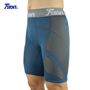 Shorts de compression en polyester pour baseball, taille élastique, taille mi-haute, longueur genou - Product Image 3
