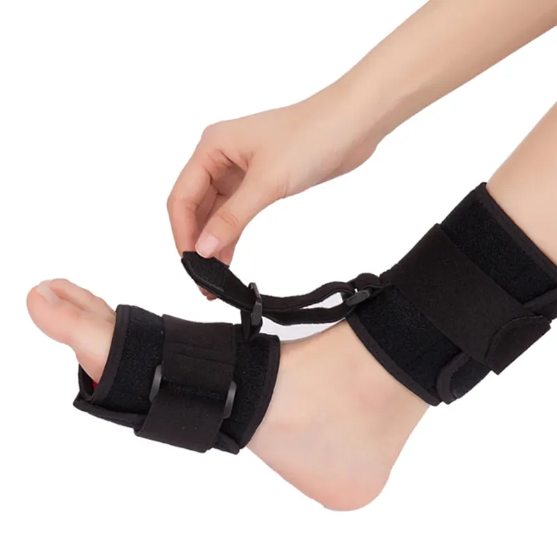 Cinta de apoio para tornozelo, alça ajustável de apoio para o tornozelo, fascador plantar, para impedir a gota do pé