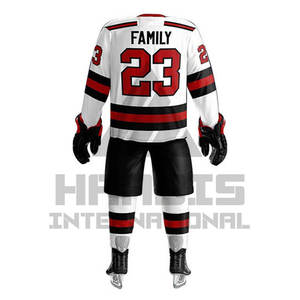 Uniforme de Hockey sobre hielo para hombre, uniforme de diseño 100% poliéster, el más vendido - Product Image 2