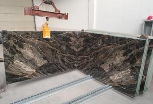 2025 Nero Picasso Dalles lisses en marbre turc Tuile de luxe de première qualité coupée à la taille Ventes directes en usine Made in Turkiye - Product Image 4