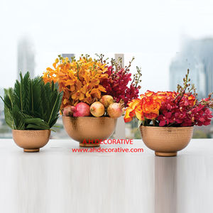 Vente en gros conception de bols de service de fruits en métal plaqué cuivre fabricants pour bols d'ustensiles de cuisine - Product Image 3