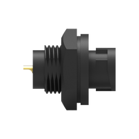 Connecteur étanche IP67 à soudure, type WP-02M2-75-11, avec boîtier en nylon et contact en laiton 2 broches, verrouillage arrière, modèle Nian-Yeong mâle 250V