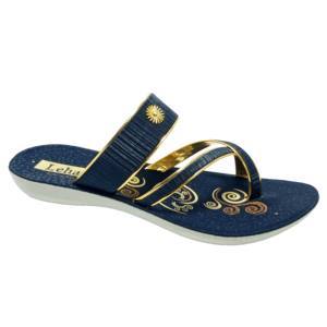 Flat Designer Crossed Strap Slipper <b>For</b> Outing And All Season <b>Ladies</b> Wear - Product Image 1