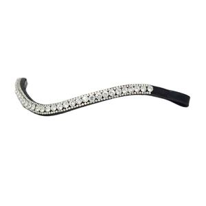 Superventas Dressage Pearl Browband Cuero duradero para eventos de doma Espectáculos de salto - Product Image 1