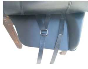 Sillín de caballo de alta calidad, Hecho en español, cuero genuino, con tamaño personalizado y logotipo - Product Image 3