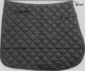 Tapis de selle équestre complet doux Numnah en tissu avec doublure polaire fabriqué en Inde - Product Image 2