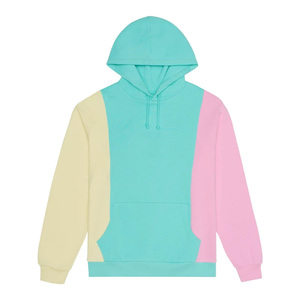 Sweats à capuche surdimensionnés personnalisables pour hommes avec logo personnalisé Color Block Activewear pour la course d'hiver - Product Image 1