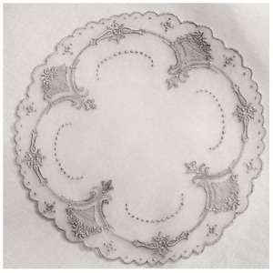 Embroidery Round Rug , Embroidery <b>Doily</b> - Product Image 1