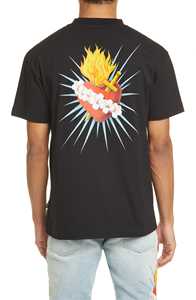 Mens Cotton Funny Emojis Print Breathable Loose Round Neck T-Shirts - Product Image 4