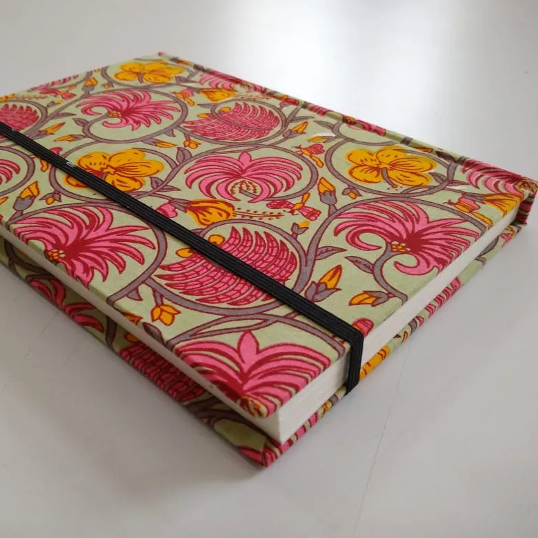 Diário de couro vintage-papel feito à mão de deckle diário perfeito artesanal diário indiano presente diário personalizado