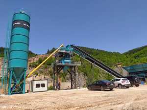 โรงงานคอนกรีตประเภทอยู่กับที่120 M3/ชม. รับประกัน2ปีเครื่องยาวนาน - Product Image 4