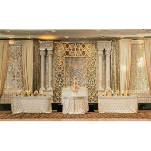 Escenario de Boda Occidental Contemporáneo, Estilo Romano, Escenario de Boda Hindú, Escenario de Boda con Temática Romana Moderna, Evento en Australia - Product Image 1