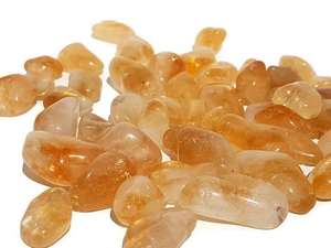 Natural <b>Citrine</b> Undrilled Tumbled Gemstones Loose Tumbled Stones - Product Image 4