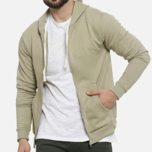 New Fashionable 100%cotton acid wash basics zipper <b>hoodies</b> for men Custom 3D puff printed logo winter casual wear man hoodie - Product Image 1