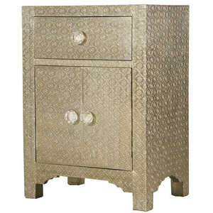 Table latérale personnalisée en bois et métal, 1 pièce - Product Image 3