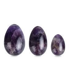 Huevo de Cristal de Amatista Hecho a Mano, Hermoso Huevo de Ágata Muntaha, Piedra Semipreciosa para Decoración del Hogar, Gema Curativa - Product Image 2