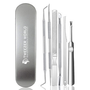 Ingrown Toenail <b>File</b> With <b>Storage</b> Box 100% Stainless Steel Ingrown Toenail Tool Including 6 Pieces Toenail Knife Set - Product Image 1