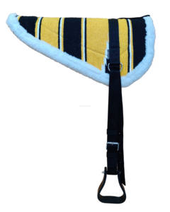 Y&Z Tapis de selle Bareback de qualité supérieure, nouveau design, en coton foncé, confortable, pour étriers western et sangle, fournitures équestres - Product Image 2