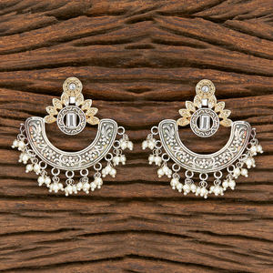 Boucles d'oreilles eid, livraison gratuite, deux tons plaquée, style occidental, 103082 - Product Image 5