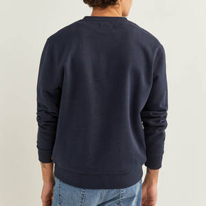 Dernière arrivée hommes O cou sweat confortable taille libre décontracté polaire imprimer vêtements d'hiver XS approvisionnement en gros tissu - Product Image 2