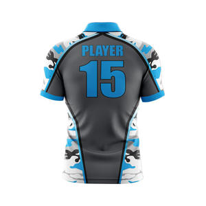 Venta al por mayor de alta calidad 100% algodón Slim Fit Polo-Shirt tela de punto pesado antiarrugas diseño personalizado patrón sólido sublimación - Product Image 2