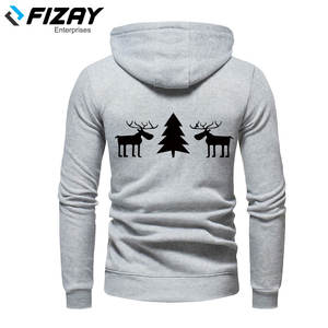 เสื้อฮู้ดสำหรับผู้ชายผ้าคอตตอนผ้าโพลีเอสเตอร์พิมพ์ลายตามสั่งสำหรับฤดูหนาว - Product Image 6