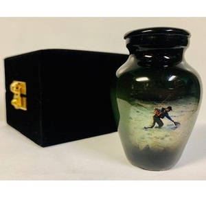 Urna Conmemorativa de Metal (Latón/Aluminio) con Forma de Delfín para Cenizas Funerarias - Product Image 6