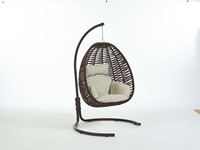 Chaise suspendue de jardin en forme d'œuf, best-seller, aux normes européennes, fabriquée en Turquie, confortable, écologique, équipement de plein air pour parc