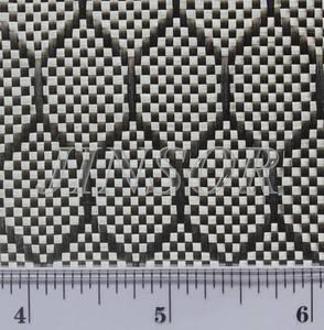 Fibre de carbone hexagonale métallique - Product Image 2