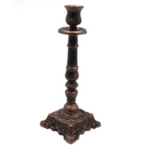 Portavelas de Aluminio al por Mayor, Color Latón Envejecido, Estilo Clásico, para Decoración del Hogar y Bodas - Product Image 2