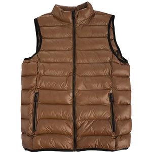 Gilet matelassé personnalisé pour hommes en gros Veste brillante d'extérieur Chasse 100% polyester Gilet et gilet Bodywarmer Gilet sans manches OEM - Product Image 4