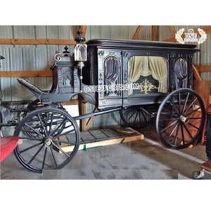 Calèche de cheval unisexe, au Design moderne, en noir avec un dessin grossier, Style européen et Vintage - Product Image 1