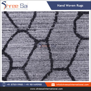 Fournisseur indien de 100% Tapis tissés d'intérieur brodés à la main en coton Matériau en fourrure de haute qualité pour la cuisine Vente à bon prix - Product Image 5