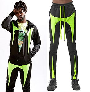 Venom-ropa de entrenamiento atlético para hombre, cortavientos con cuello frontal completo y cremallera, conjunto de 2 piezas, chándal deportivo con cremallera - Product Image 4