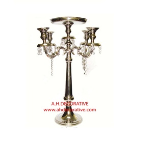 Handmade Metal Candelabra <b>Candlestick</b> Holder for Weddings and Events Elegant Candle Stand for Decoration - Product Image 2