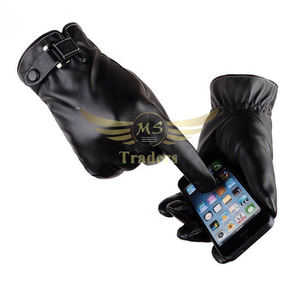 Confortable garder au chaud mâle hiver résistant à l'eau conception en peau de mouton gants pour hommes couleurs personnalisées hommes gants en cuir à la mode - Product Image 4
