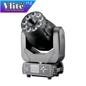 SPOTWASH 75-108 Motorized Focus Moving Head <b>Light</b> with RGBWAUV <b>LED</b> DMX-512 <b>Control</b> - Product Image 1
