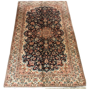 พรมปูพื้นทรงสี่เหลี่ยมทำด้วยมือทำจากผ้าไหมแคชเมียร์หลากสีแบบใหม่ดั้งเดิมสำหรับห้องนอนบ้านพื้นที่สวดมนต์สำหรับคริสต์มาสฮาโลวีน - Product Image 1