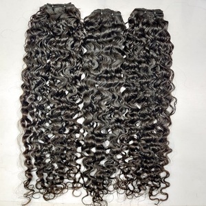 Extensiones de Cabello Humano Virgen Indio Remy Gemeria Modelo 710, Rizado Ajustado, Sin Procesar, Cutícula Alineada, Suaves, Doble Trama a Máquina - Product Image 3