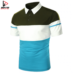 OEM ODM Hombres de alta calidad 100% algodón bordado para Polos de manga corta de negocios Golf camisa de talla grande de lona de verano - Product Image 4