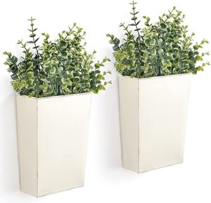 Rectangular <b>planter</b> galvanized powder Coated wall hanging <b>Planter</b> for flower stems and plants decorative flower pots - Product Image 1