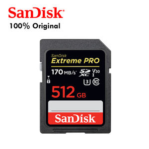 100% Original SanDisk Extreme Pro 64GB Carte mémoire SD UHS-I SDSDXXU Plastique 170 Mo/s Vitesse Compatible avec les caméras et les DVR - Product Image 5