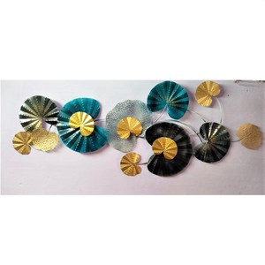 ที่ขายดีที่สุดโรงงานใหม่ขายส่งหรูหราบ้านภายในห้องนอนห้องนั่งเล่นเหล็กดัดโลหะดอกไม้ศิลปะตกแต่งผนัง - Product Image 6