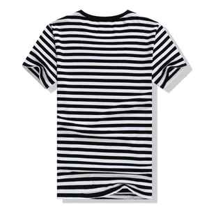Summer Designer Loose Large Size Blank Long <b>Staple</b> Cotton Round Collar Men and Women Short Sleeves T Shirt - Product Image 2