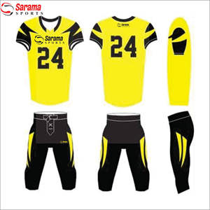 ชุดเครื่องแบบอเมริกันฟุตบอลขนาดใหญ่พิเศษสำหรับผู้ใหญ่โลโก้ตามสั่งแบบเต็มรูปแบบใหม่ - Product Image 1