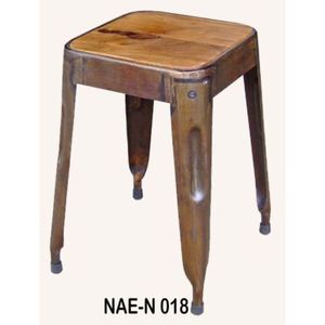 Antique-Style Industrial & <b>Vintage</b> Fabric Ottoman Living Room Furniture Adjustable <b>Stool</b> Farmhouse Apartment Villa - Product Image 1