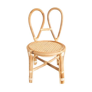 Bao Minh เก้าอี้หวายหูกระต่ายแบบทันสมัยสำหรับเด็กห้องนั่งเล่นเฟอร์นิเจอร์ระบายความร้อนสไตล์ลำลอง - Product Image 1