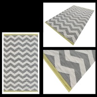 New Zealand Wool Checkered Plaid Box Geometrisches Design Indische Teppich galerie Seit Hersteller Panja Flat weave Kelim Kelim Teppich