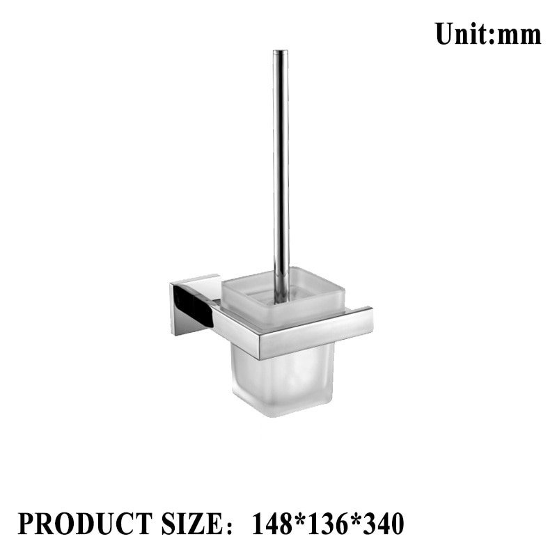 Porta scopino per WC lucido